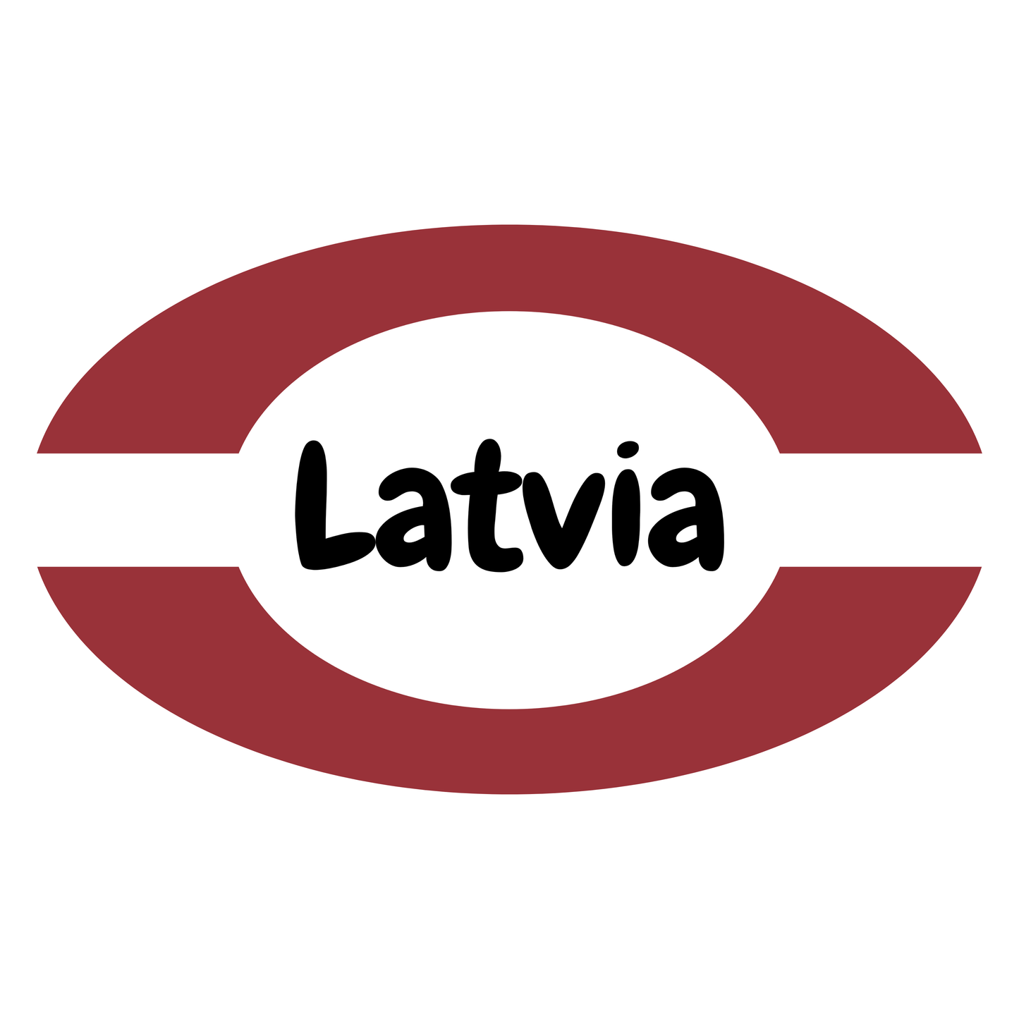 Bumper Sticker Latvia