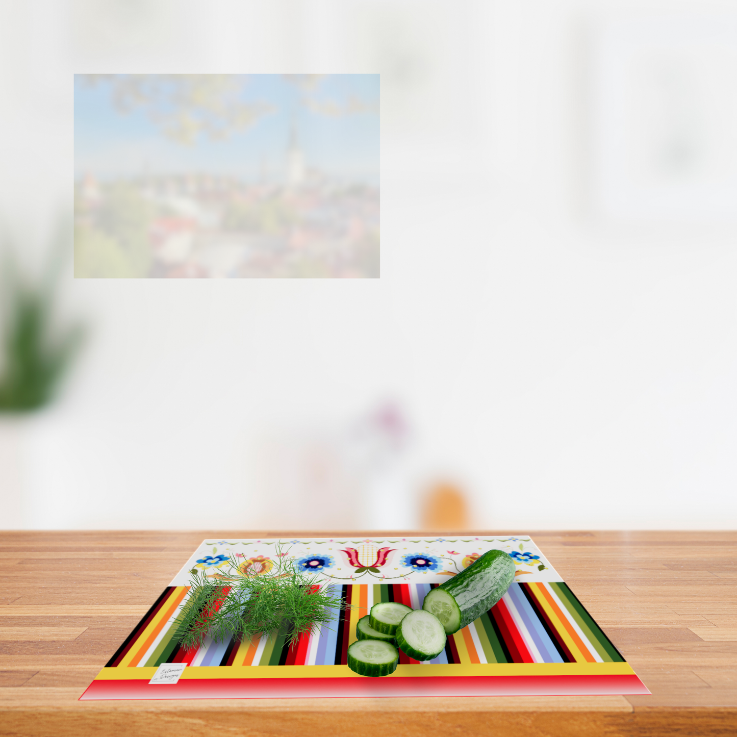 Glass Chopping Board Kadrina Set