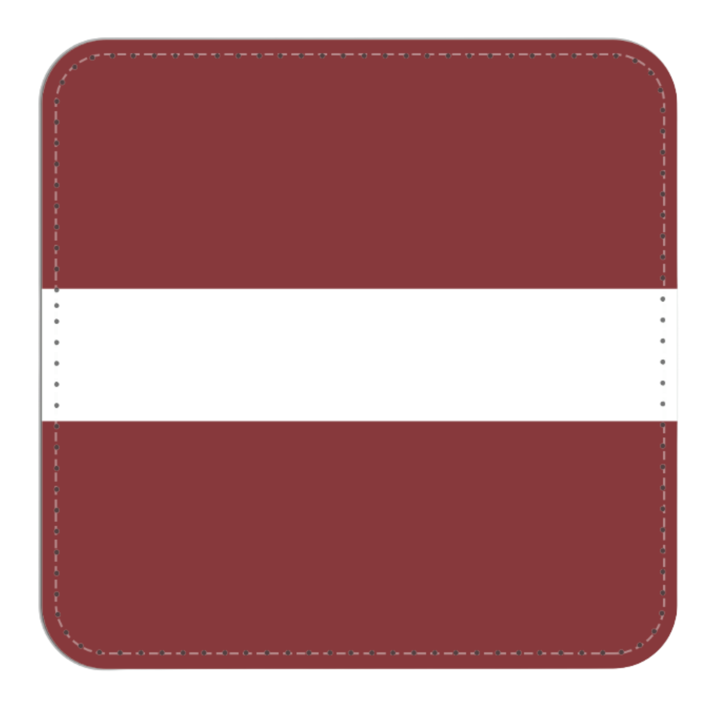 Leather Coaster Latvia