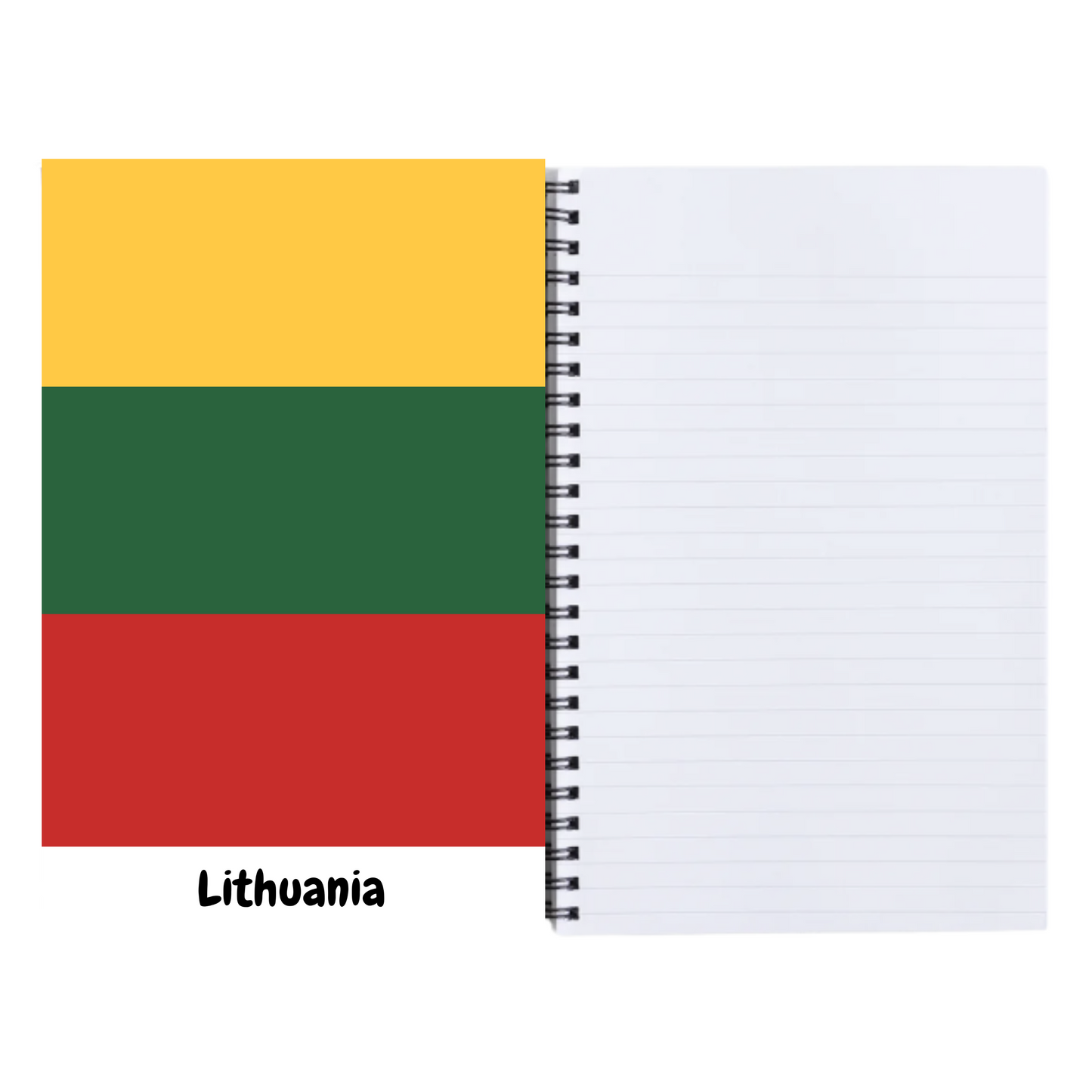 Notebook Lined Lithuania