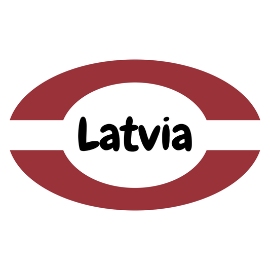 Bumper Sticker Latvia