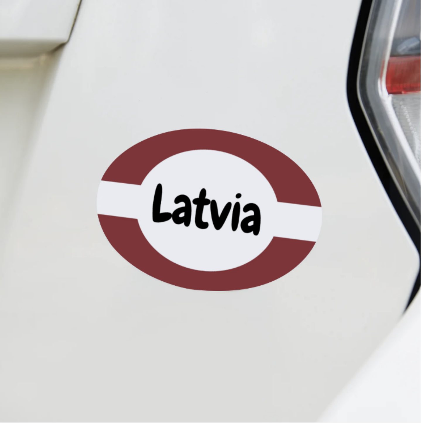 Bumper Sticker Latvia