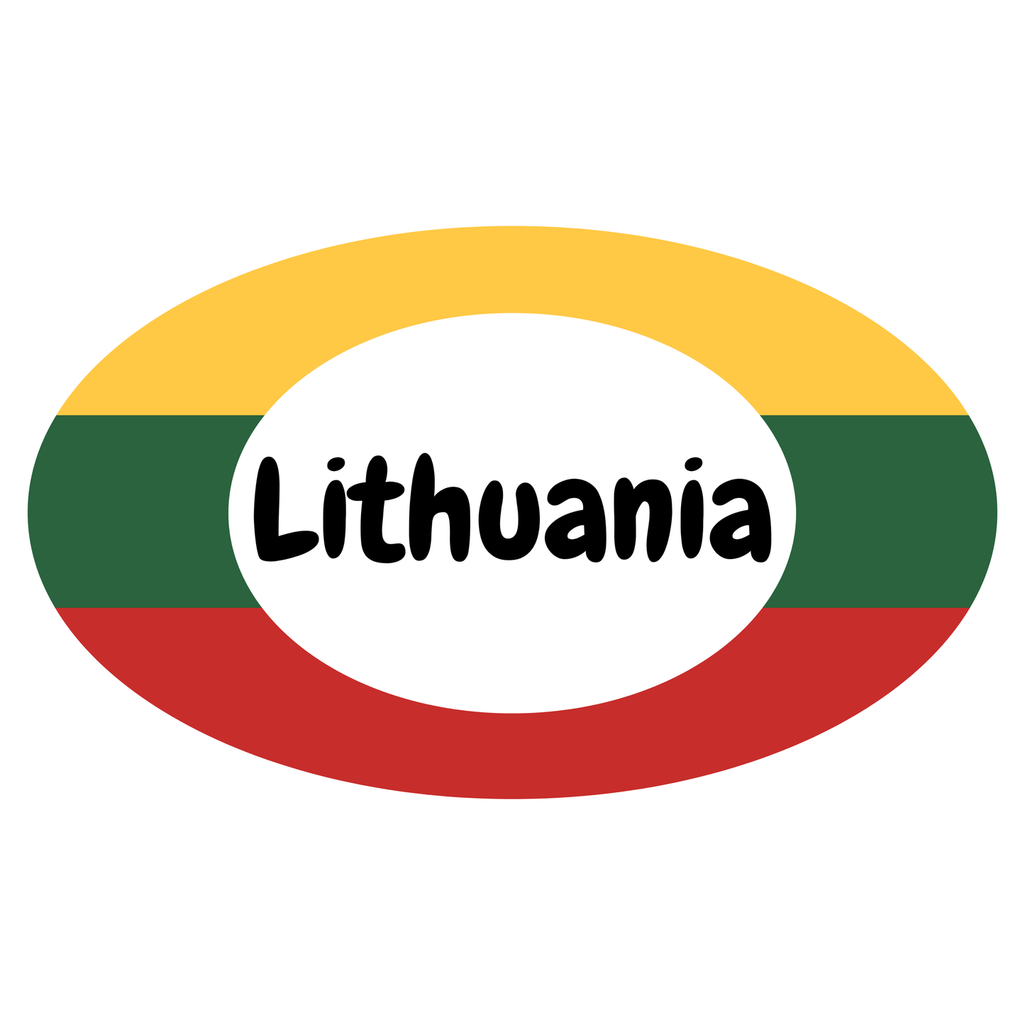 Bumper Sticker Lithuania