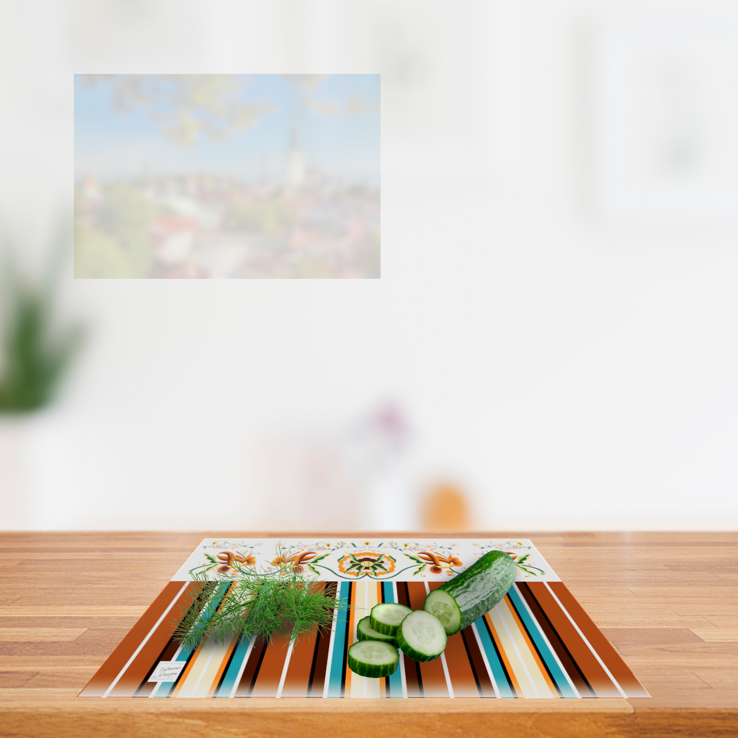 Glass Chopping Board Anna Set
