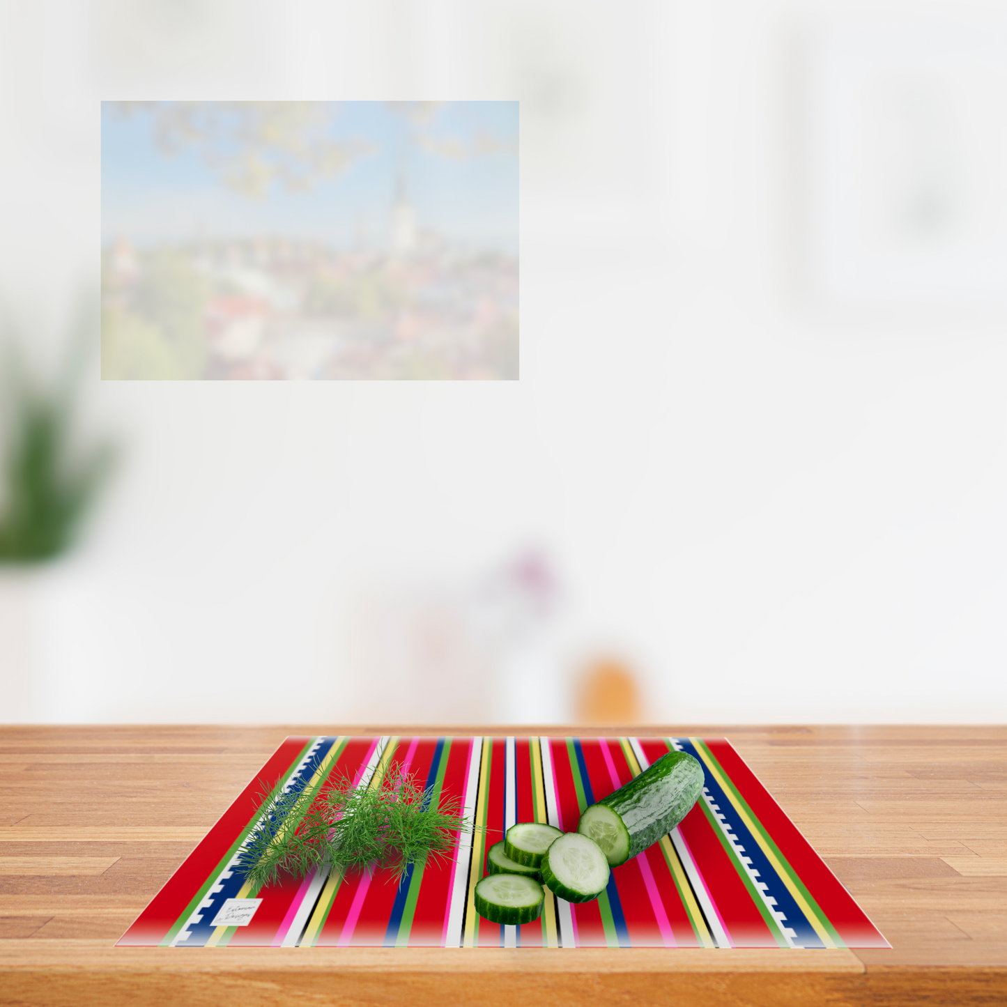 Glass Chopping Board Kihnu