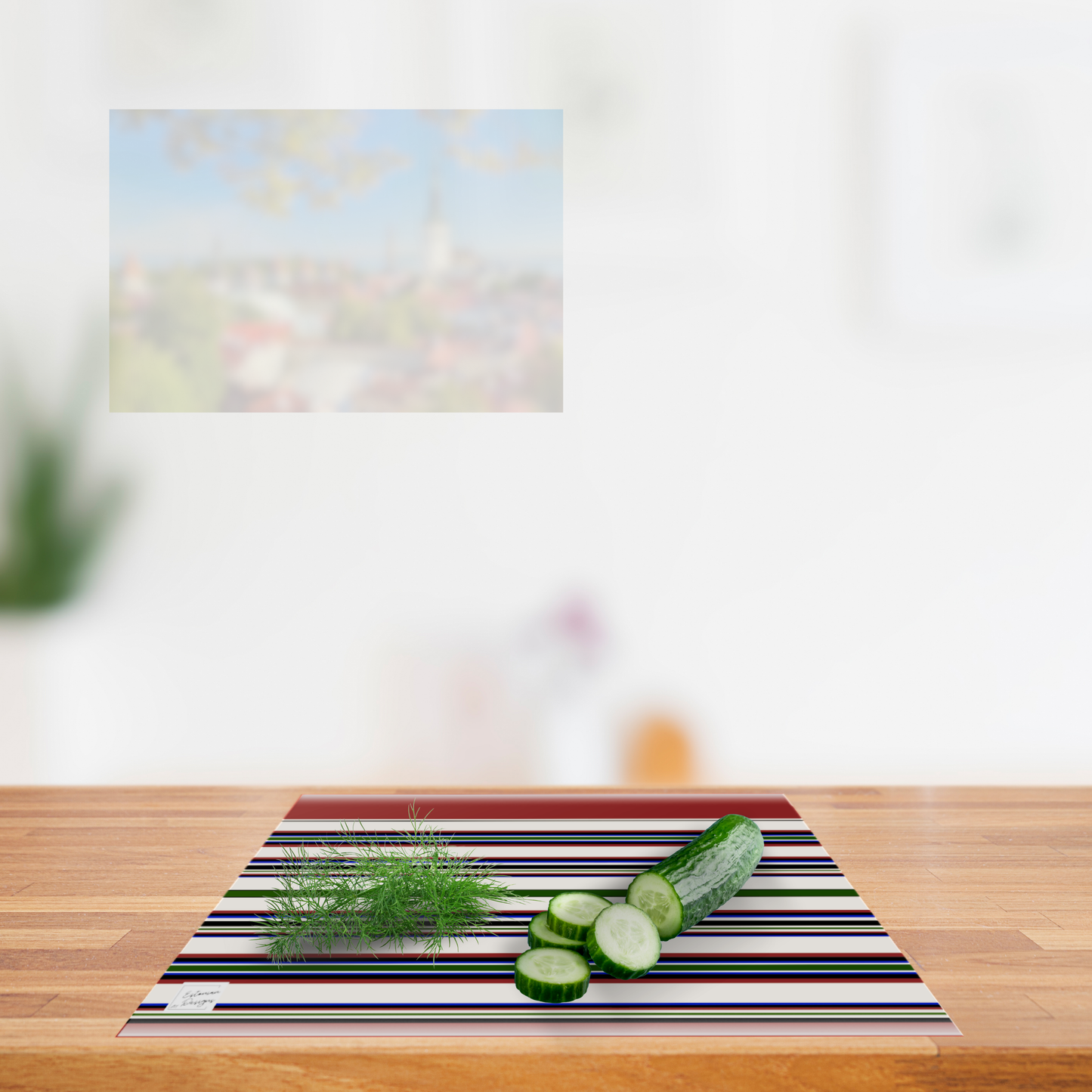Glass Chopping Board Mustjala
