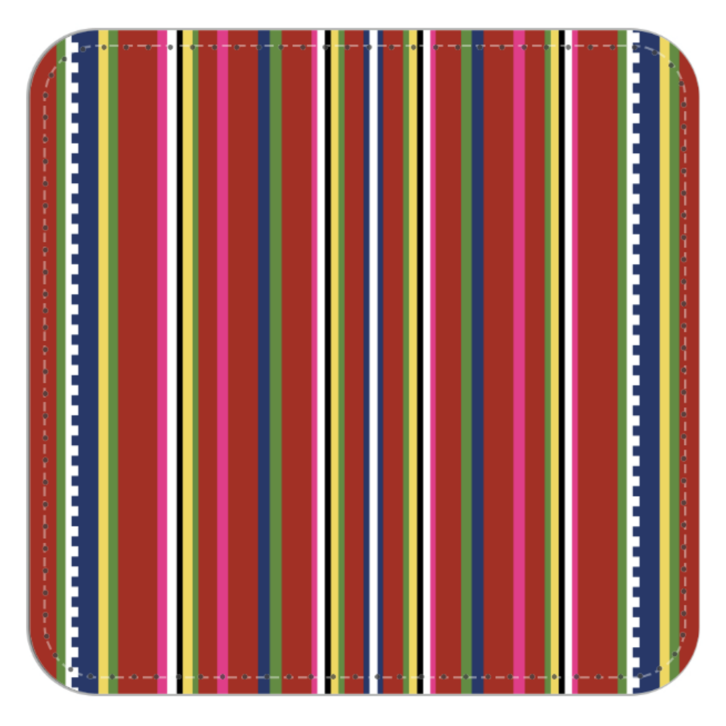 Leather Coaster Kihnu