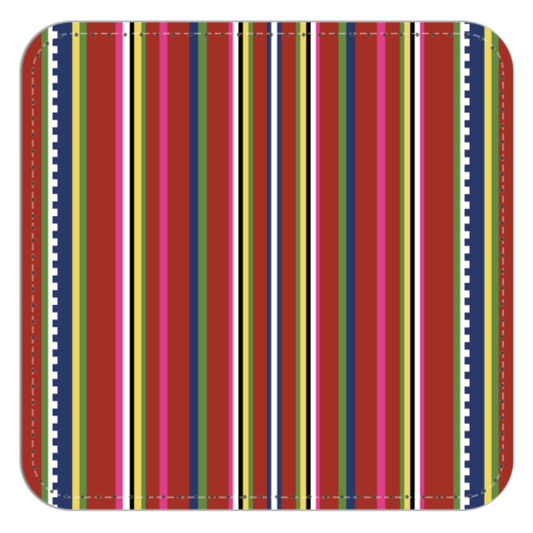 Leather Coaster Kihnu