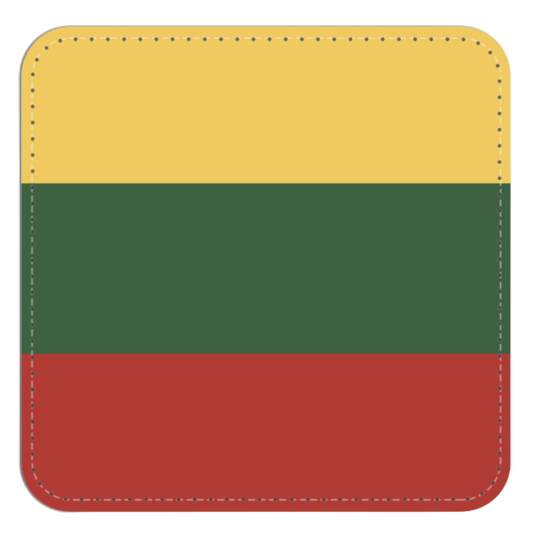 Leather Coaster Lithuania