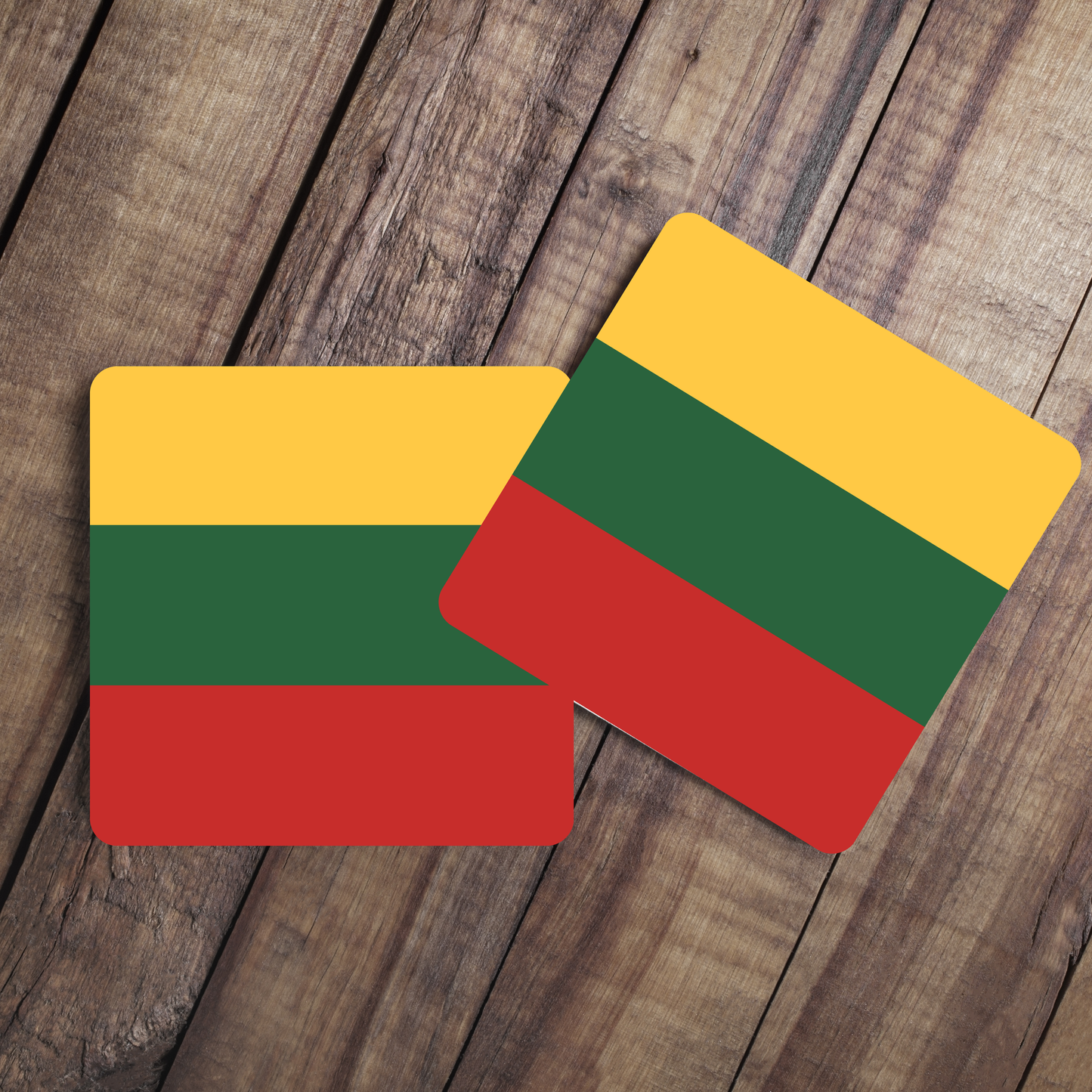 Leather Coaster Lithuania