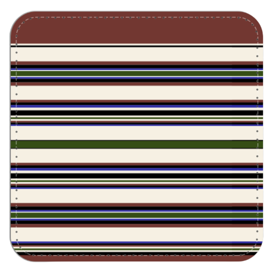 Leather Coaster Mustjala