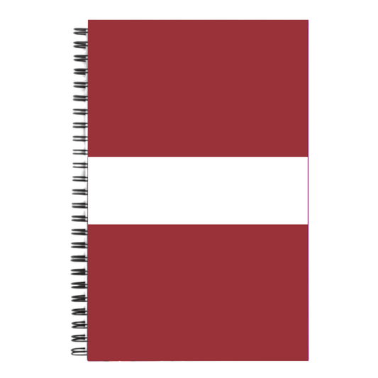 Notebook Lined Latvia