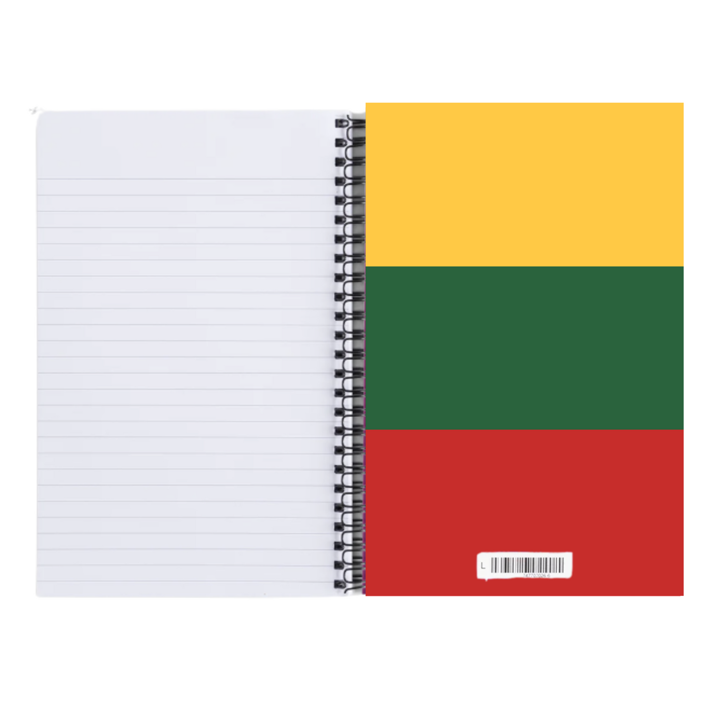 Notebook Lined Lithuania