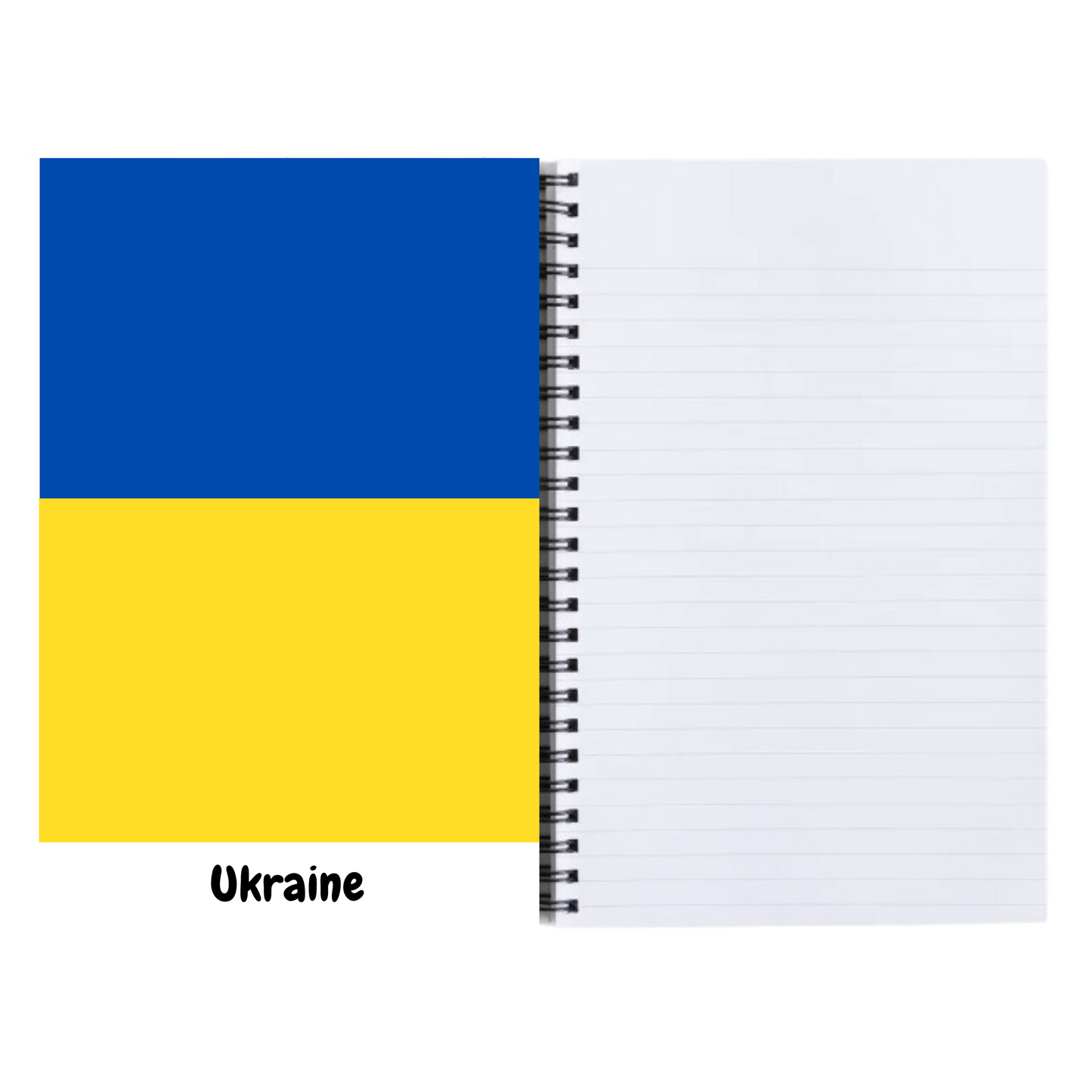 Notebook Lined Ukraine