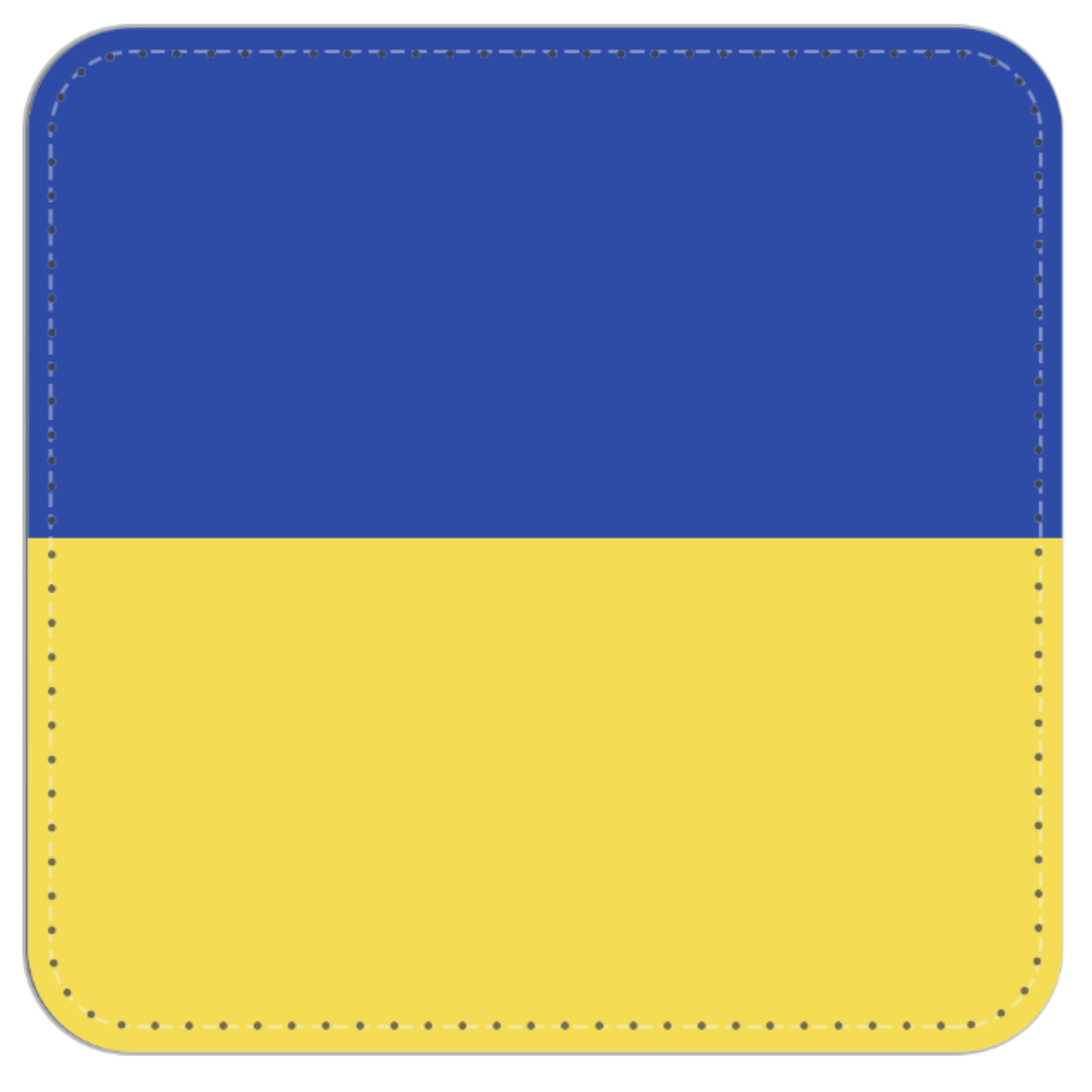 Leather Coaster Ukraine